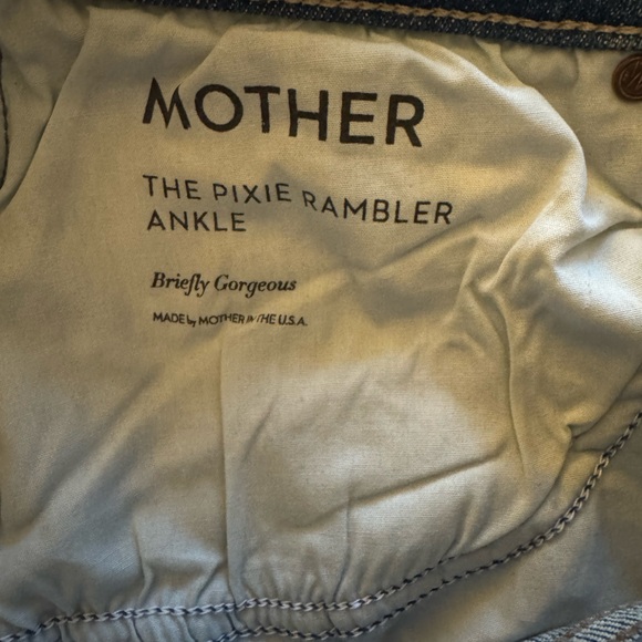 MOTHER Pixie Rambler Ankle in Briefly Gorgeous Wash - Picture 8 of 8
